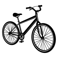 Bicycle silhouette illustration. Tandem Bicycle SVG, SVG files for Cricut