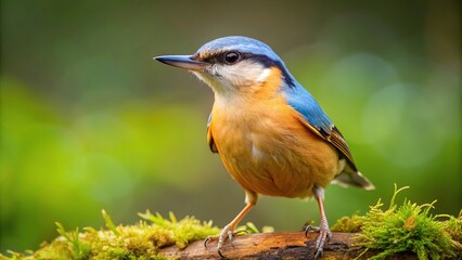 Fototapeta premium Bird perched on a tree branch