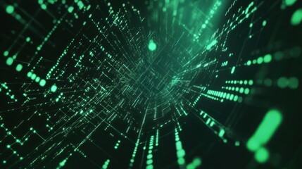 Obraz premium futuristic background featuring an abstract representation of data flow, 