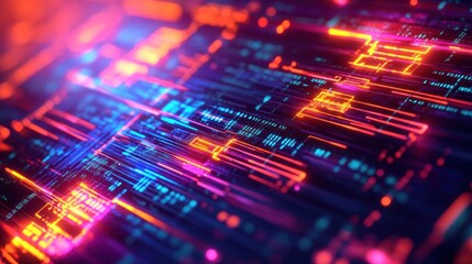 Obraz premium Abstract Technology Background