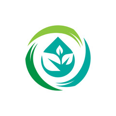 Healthy and sustainable environment logo