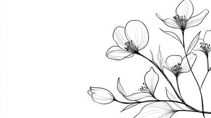 Minimalist Black and White Line Art Design for Modern Spaces, Perfect for Home Decor and Contemporary Artwork Lovers Seeking Unique Aesthetic Appeal