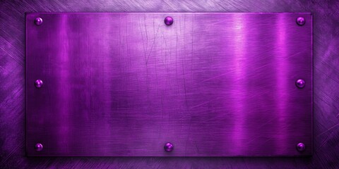 Purple iron plate with traces of scratches , metal, texture, background, close-up, grunge, industrial, oxidized, aged, damaged