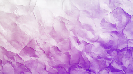 Fototapeta premium Crumpled paper texture on a purple and white background. AI generation