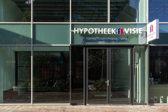 Hypotheek Visie shop Smakkelaarshoek 18, Utrecht in the Netherlands. 16 October 2022.