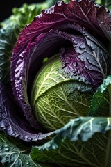 Cinematic Natural Color UHD Cabbage Kaleidoscope Wallpaper