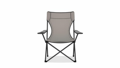 Fototapeta premium Full-Length View of Folding Chair