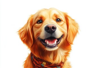 Golden Retriever Portrait.