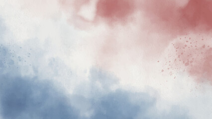 Abstract horizontal watercolor background. Hand drawn vector texture. Brush stroked painting pastel color watercolour