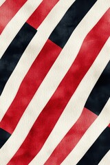 Abstract striped pattern with red, white, and blue colors.,Seamless pattern