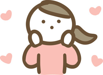 きゅんとしている女性