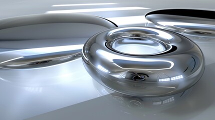 Abstract digital artwork includes a circle background. The design is geometric and round.