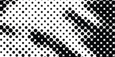 Halftone dot. Seamless border pattern. Fade gradient. Background dots. Point noise texture. Overlay effect. Gradation opacity transition. Half tone polka. Pop art polkadot design. Dotted poka. Vector