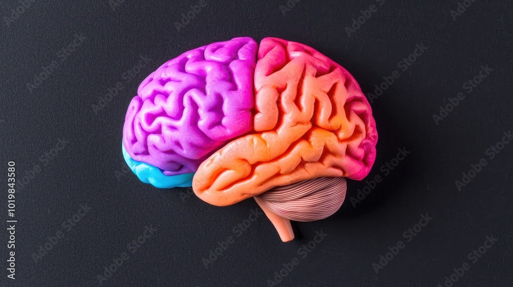 Poster Exploring the Human Brain Neural Networks on a Dark Canvas