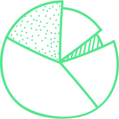 : Business infographics icons with different diagram vector illustration. Abstract data visualization, marketing charts and graphs. Business statistics, planning and analytics, forecasting growth rate