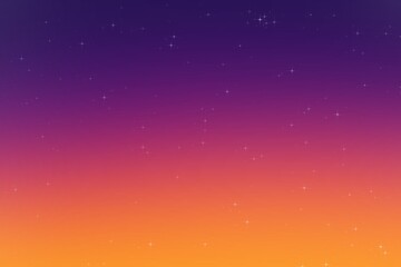 The background is a gradient sky painting with stars and a meteor shower. © Pim