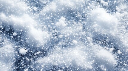 Beautiful winter texture with fresh snow background, capturing the pristine white snowflakes and frosty patterns in a serene winter wonderland