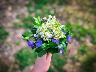 bouquet of lilac flowers