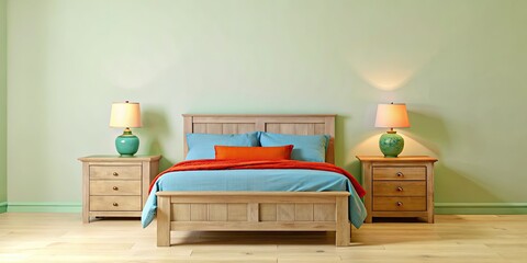 Create a serene retreat with cozy barnwood grey-blue bedroom furniture, perfect for bringing tranquility and comfort into your personal space for relaxation.