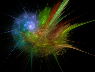 Fototapeta premium Imaginatory fractal abstract background Image