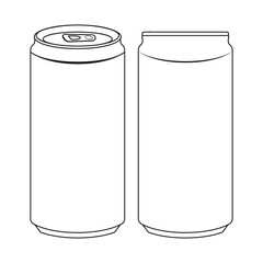 drink can outline