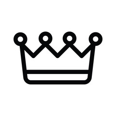 A crown symbol representing royalty, leadership, or achievement