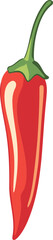 Ilustration of Red Chilli