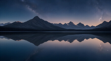 Obraz premium sunrise over the mountains