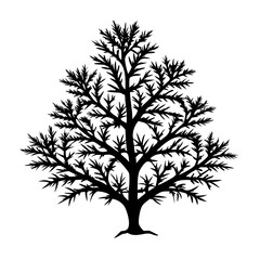 yew-tree-silhouette