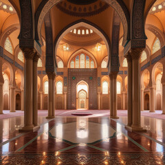 Obraz premium interior of the mosque country