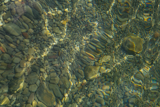 Clear Water Over Smooth Stones