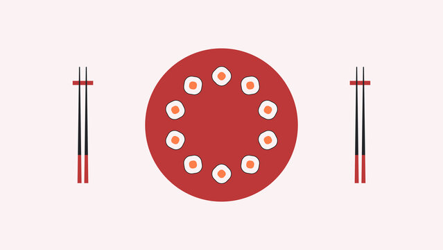 Naklejki Japanese cuisine