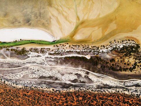 Shark bay aerial