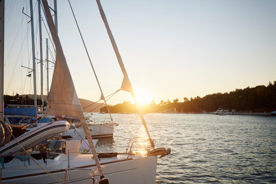Sunset in the bay