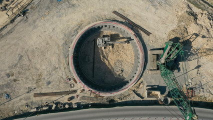 underground tunnel well construction