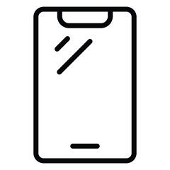 Phone Icon Outline Style. Editable Stroke Icon.