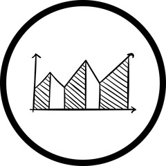 Business infographics icons with different diagram vector illustration. Abstract data visualization, marketing charts and graphs. Business statistics, planning and analytics, forecasting growth rates
