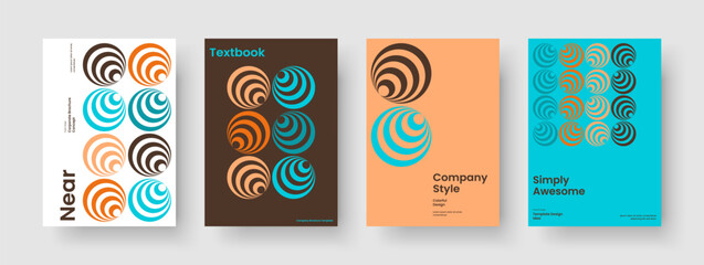 Obraz premium Creative Poster Layout. Isolated Business Presentation Template. Abstract Book Cover Design. Background. Report. Banner. Flyer. Brochure. Pamphlet. Handbill. Brand Identity. Newsletter. Portfolio
