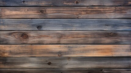 Obraz premium A serene close-up of weathered wooden planks displays rich textures and rustic details, evoking a sense of history and natural beauty.