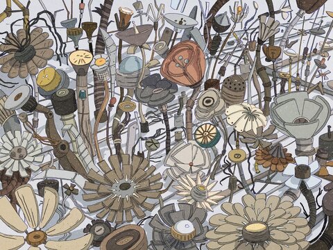 Robotic flowers