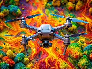 Seamless Background for Science and Technology Projects, Abstract Patterns for Research and Innovation