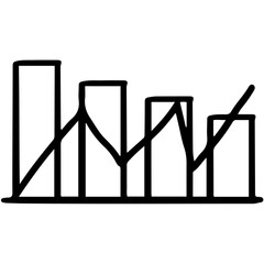  Business infographics icons with different diagram vector illustration. Abstract data visualization, marketing charts and graphs. Business statistics, planning and analytics, forecasting growth rates