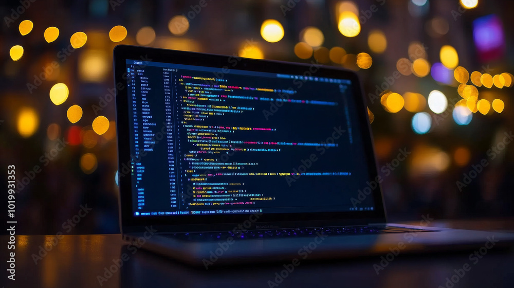 Poster designing software involves creating programs on a laptop, writing code, and making user-friendly in