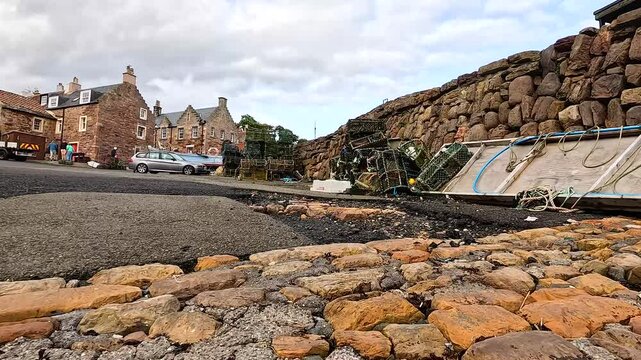 Stone Floor Construction in Crail, Fife
