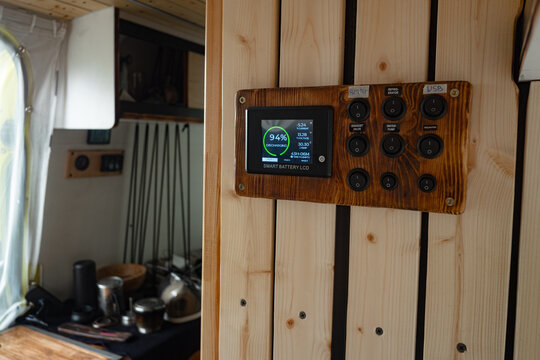 Homemade Control Panel For A Motorhome