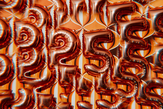 kaleidoscopic image of number 25