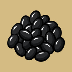 black-beans-vector