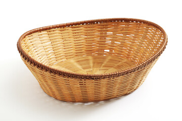 Fototapeta premium Empty wicker bowl