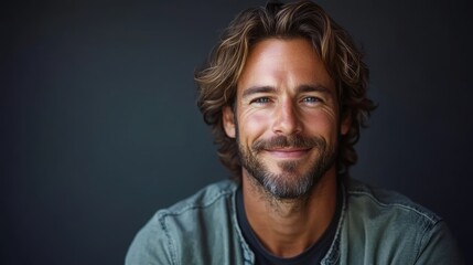 Obraz premium Happy Man Portrait.