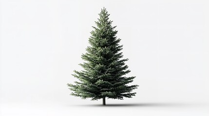 christmas tree isolated Beautiful christmas tree isolated on white background studio shot